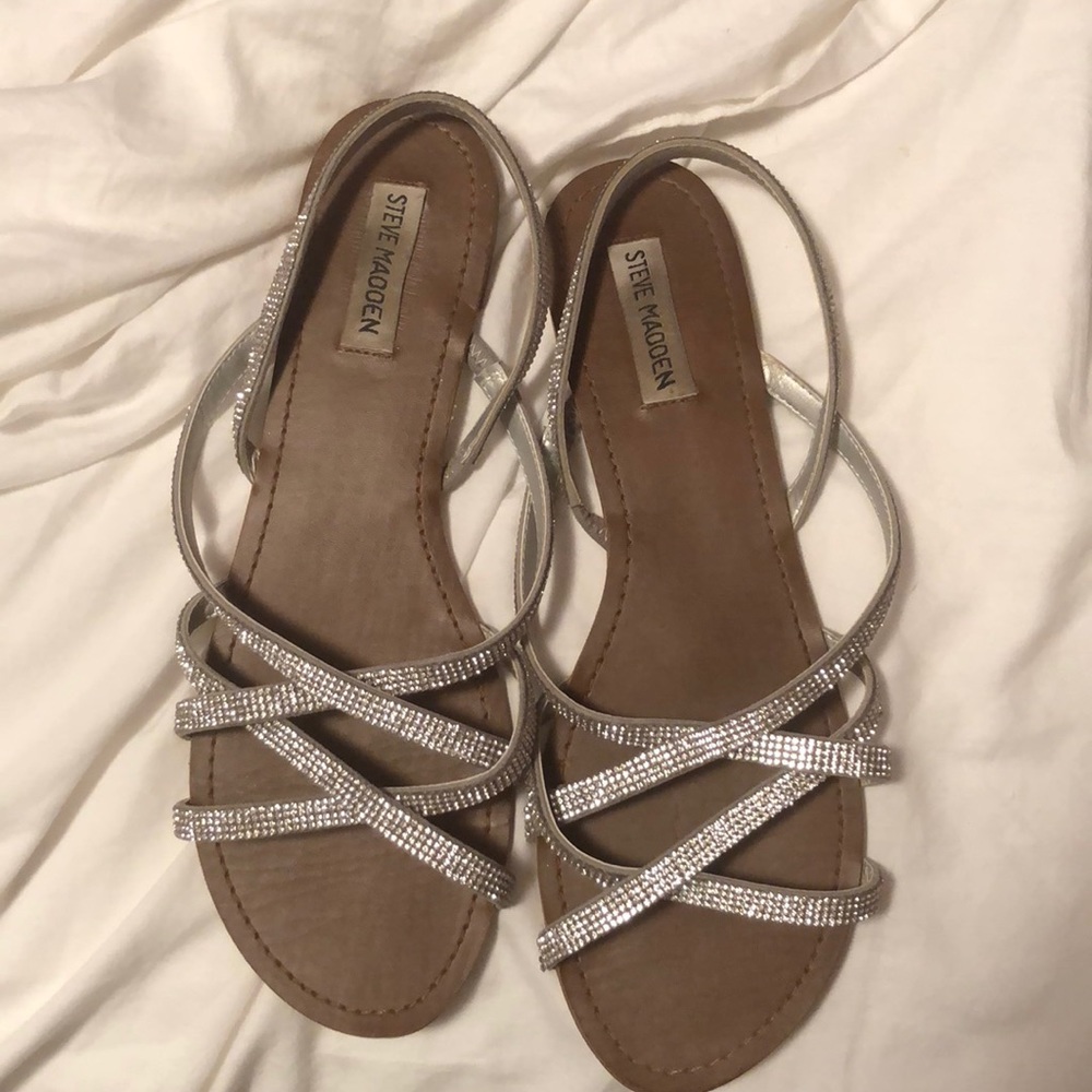 STEVE MADDEN SPARKLY SANDALS